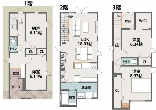 新築戸建 札幌市厚別区厚別中央三条5丁目 JR千歳線新札幌駅 5,480万円