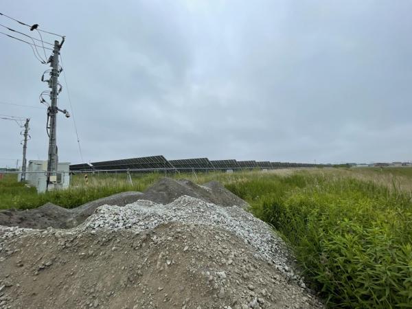 愛国東191　調整区域　売地 現地土地写真 