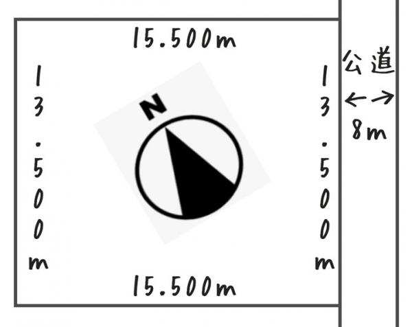 桜ヶ岡2丁目　売家 区画図 