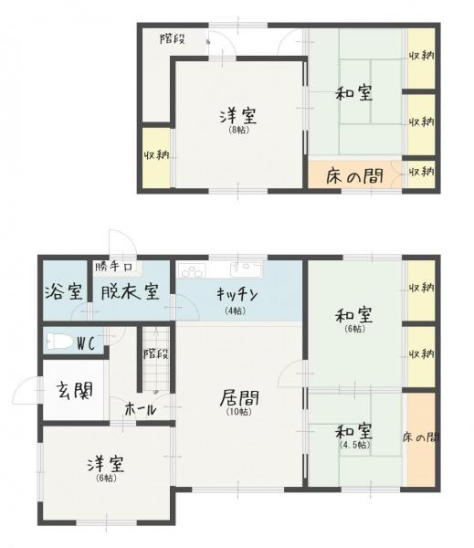 中古戸建 釧路市武佐１丁目 JR釧網本線釧路駅 340万円