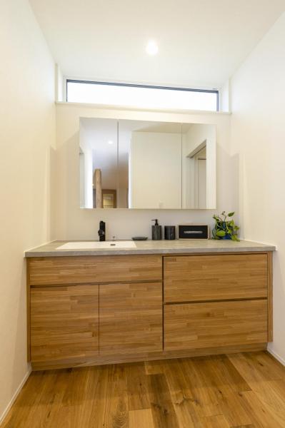 『ゆとりを生む理想の平屋。』昭和北モデル 洗面台・洗面所 