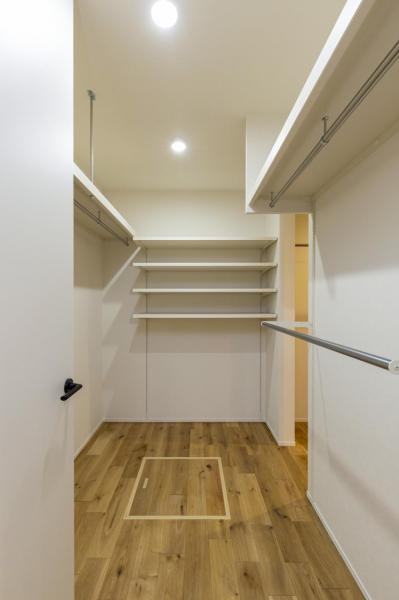 『ゆとりを生む理想の平屋。』昭和北モデル ウォークインクローゼット