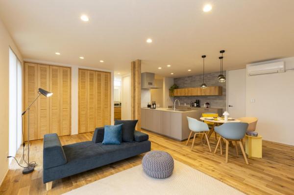 『ゆとりを生む理想の平屋。』昭和北モデル リビング 