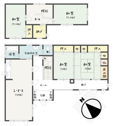 中古戸建 釧路市昭和町４丁目 JR釧網本線釧路駅 1,500万円