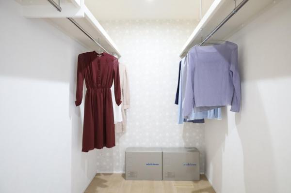 『全館空調で快適な住まい』新川モデル ウォークインクローゼット