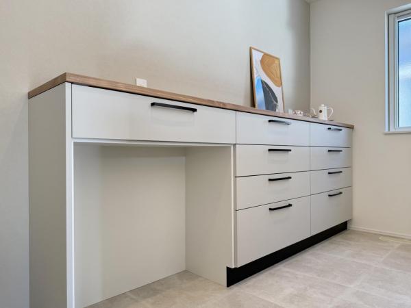 『全館空調で快適な住まい』新川モデル キッチン 