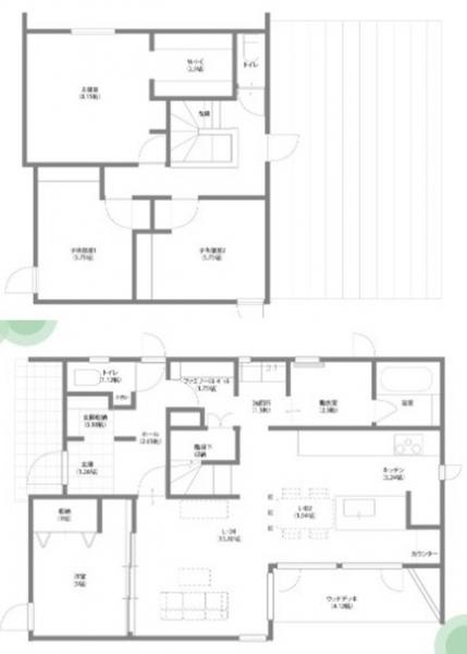『暮らしにちょうどいい。』を叶えるお家。昭和南モデル 間取り図 