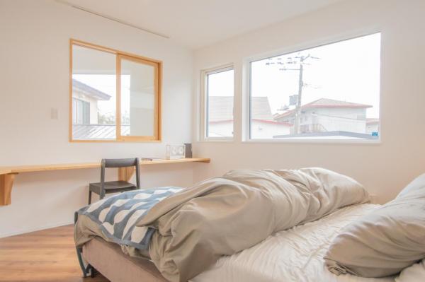 【商談中】『ちょっと大人の木の家。』根室市Qの家モデル 寝室