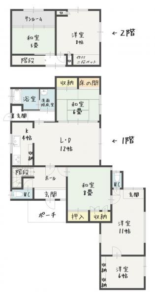 中古戸建 釧路市春採２丁目 JR釧網本線釧路駅 290万円