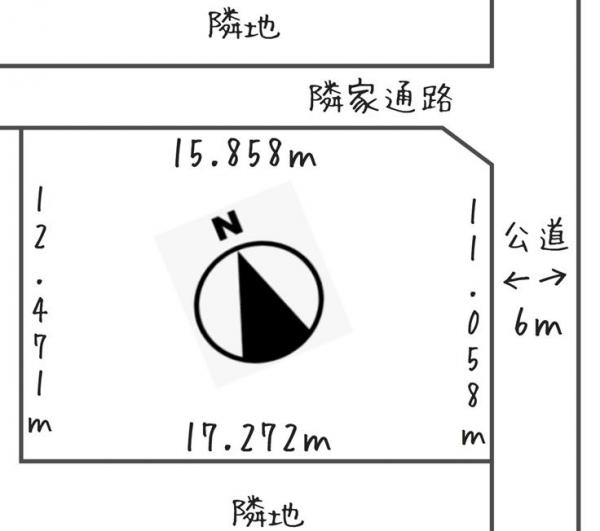 『時を重ねて、味わい深く。』宮本2丁目売家 区画図 