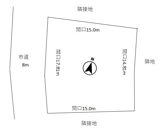 『昭和のぬくもりが残る家。』武佐1丁目売家 区画図 