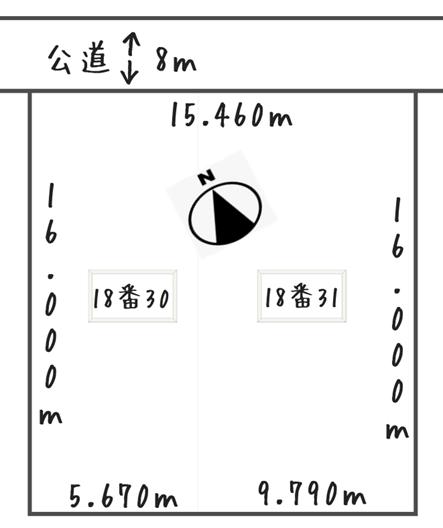 【商談中】『整えられた住まいで、暮らしをはじめる。』文苑4丁目売家 区画図 