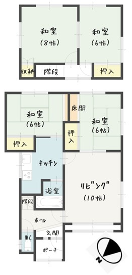 中古戸建 釧路市愛国東３丁目 JR釧網本線釧路駅 390万円