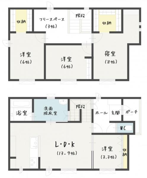 新築戸建 釧路市鳥取北４丁目 JR釧網本線釧路駅 3,300万円