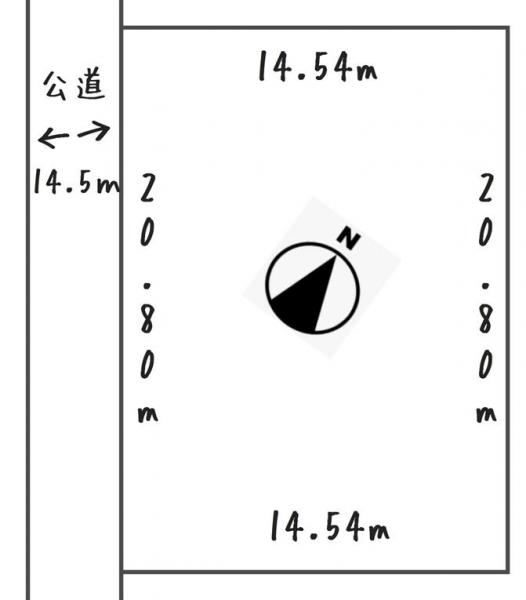 土地 標津郡中標津町東二条北１丁目  590万円