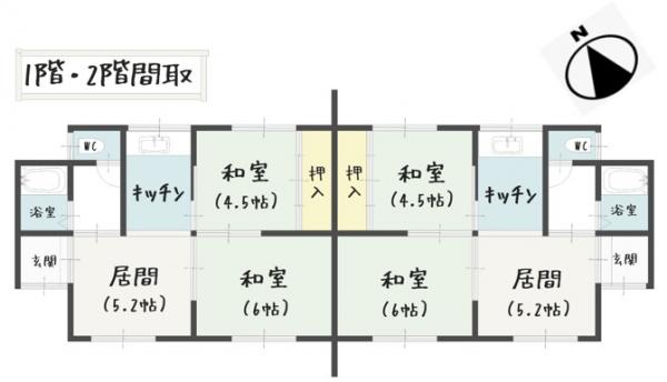 アパート 釧路郡釧路町光和５丁目 JR釧網本線釧路駅 440万円