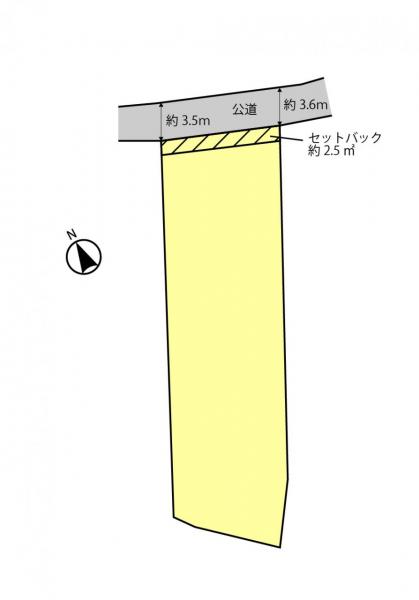 稲敷市柴崎　土地 区画図 