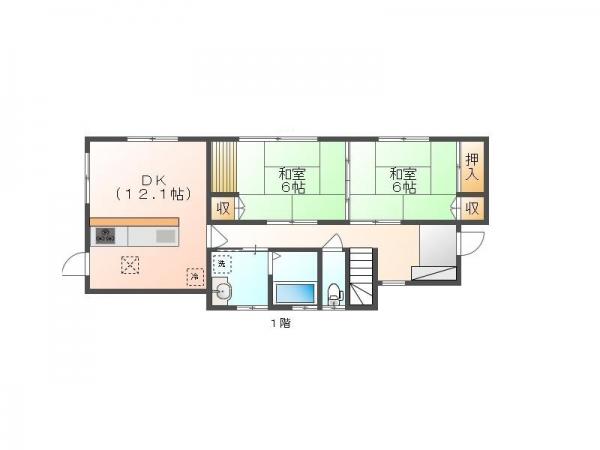 中古戸建 都窪郡早島町早島 宇野線早島駅 1,300万円