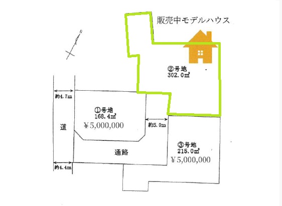K456　倉敷市玉島モデルハウス物件 全体区画図 