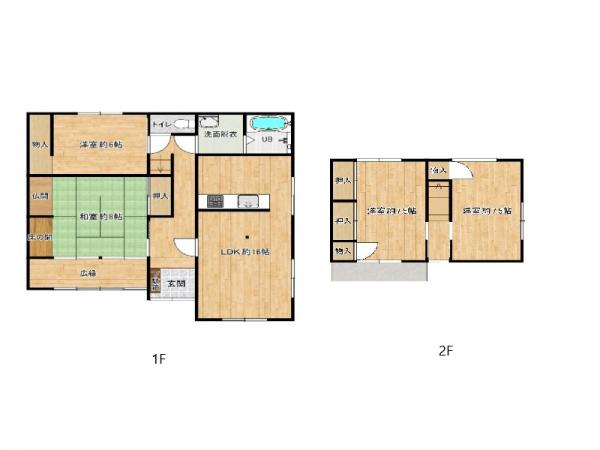 中古戸建 倉敷市片島町283-25 山陽本線西阿知駅 1,548万円
