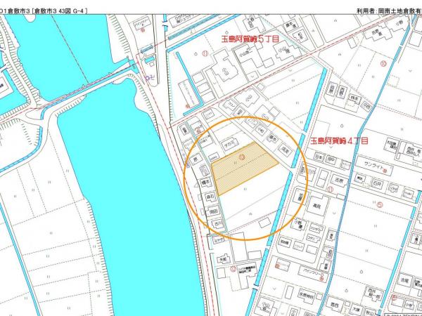 土地 倉敷市玉島阿賀崎４丁目219,220-3 山陽新幹線新倉敷駅 876.8万円
