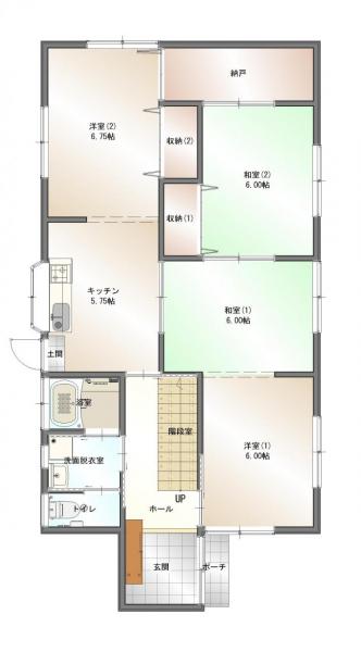 中古戸建 倉敷市天城台４丁目 JR宇野線茶屋町駅 1,300万円