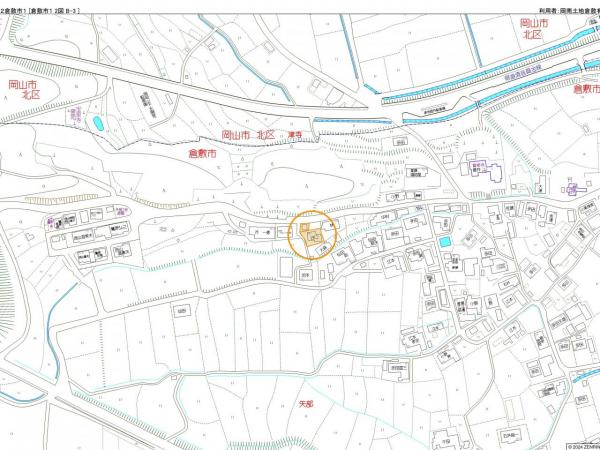 土地 倉敷市矢部306、307の一部、308-1 JR吉備線備中高松駅 900万円