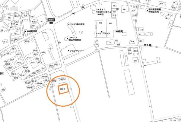 土地 岡山市東区北幸田350-9 JR赤穂線大富駅 882万円