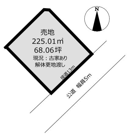 土地 倉敷市天城台２丁目441-137 JR宇野線茶屋町駅 1,330万円