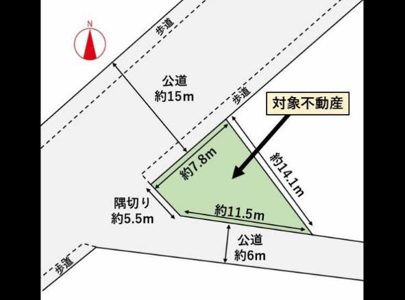 土地 倉敷市老松町３丁目 JR山陽本線倉敷駅 1,980万円