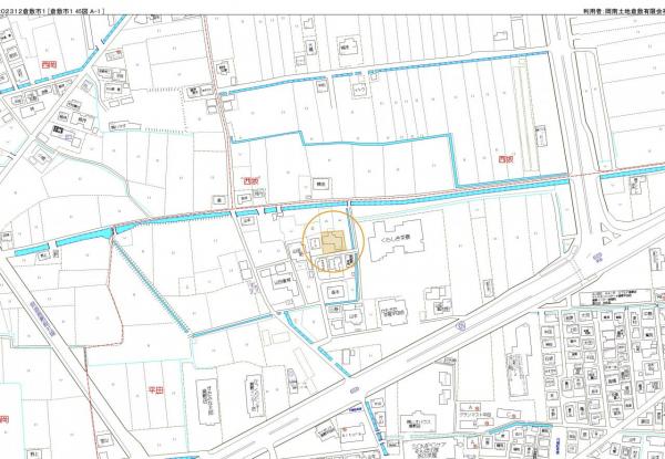 土地 倉敷市平田27 JR山陽本線倉敷駅 1,980万円