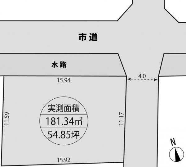 土地 倉敷市帯高448-2 JR宇野線茶屋町駅 1,097万円