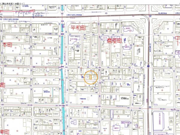 土地 岡山市北区平和町6-19 岡山電軌清輝橋線西川緑道公園駅 5,600万円