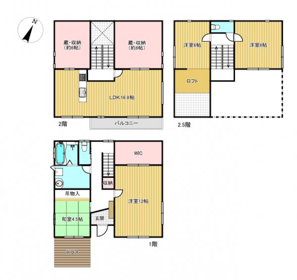 中古戸建 倉敷市玉島爪崎 JR山陽本線新倉敷駅 3,400万円