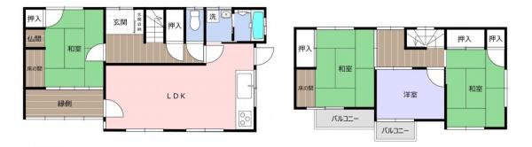 中古戸建 倉敷市西阿知町 JR山陽本線西阿知駅 1,200万円