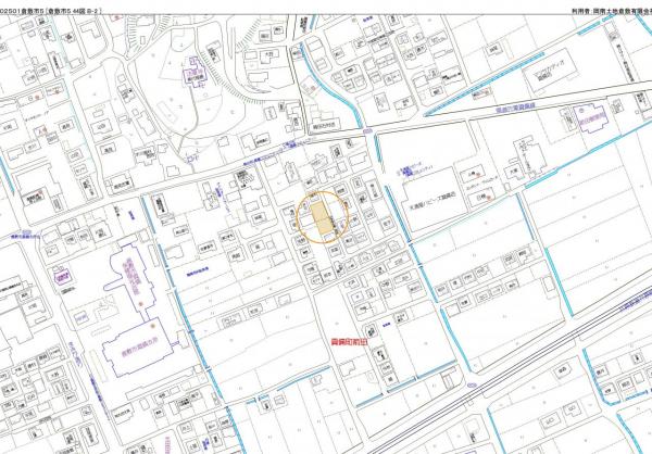土地 倉敷市真備町箭田1022-7、1022-8 井原鉄道吉備真備駅 1,162.8万円