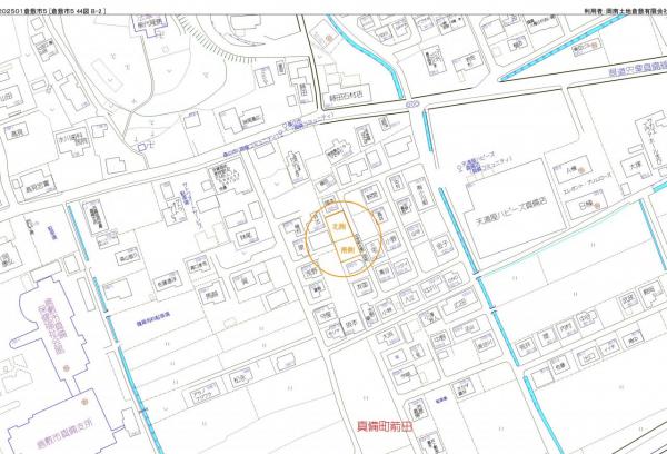 土地 倉敷市真備町箭田1022-7、1022-8 井原鉄道吉備真備駅 678.3万円