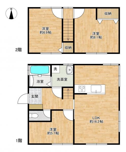 中古戸建 倉敷市中帯江833-80 JR山陽本線中庄駅 1,549万円