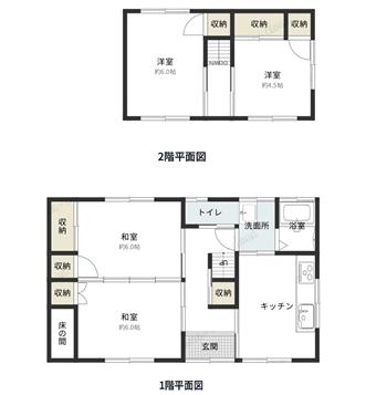 中古戸建 倉敷市茶屋町1437-8 JR宇野線茶屋町駅 1,430万円