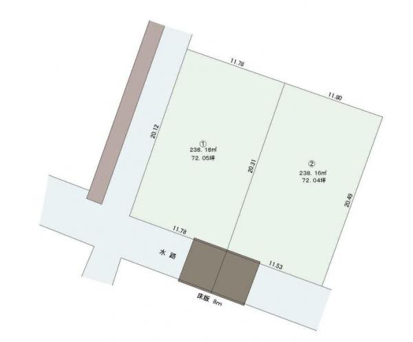土地 倉敷市茶屋町早沖1279-2 JR宇野線茶屋町駅 1,296.9万円