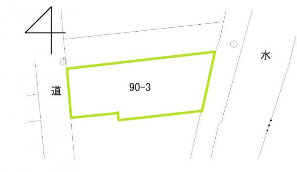 土地 浅口市鴨方町鴨方90-3 JR山陽本線鴨方駅 780万円