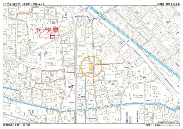 土地 倉敷市浜ノ茶屋１丁目5-40 JR山陽本線倉敷駅 1,523万円