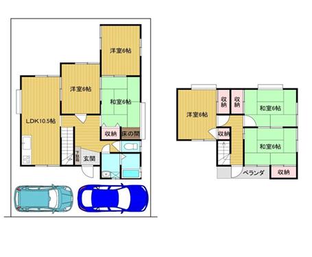 中古戸建 倉敷市中島1106-14 JR山陽本線西阿知駅 1,400万円