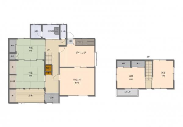 中古戸建 倉敷市庄新町464-18 JR吉備線吉備津駅 980万円