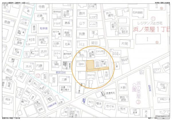 土地 倉敷市浜ノ茶屋１丁目130-5 JR山陽本線倉敷駅 1,400万円