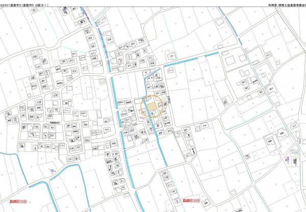土地 倉敷市真備町辻田438-13 井原鉄道川辺宿駅 450.8万円