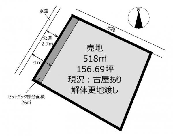 土地 倉敷市西阿知町新田251-2 水島臨海鉄道福井駅 1,500万円