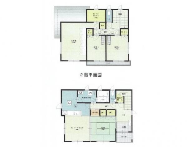 八戸市大久保字坂ノ脇 間取り図 