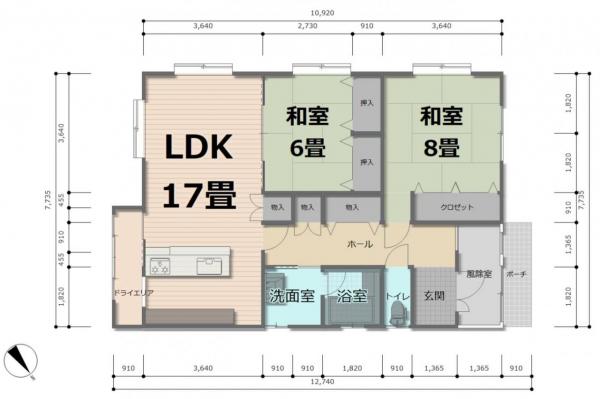 中古戸建 三戸郡階上町大字角柄折字大渡11-50 JR八戸線金浜駅 780万円
