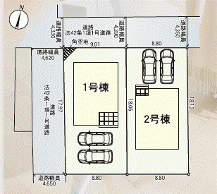 新築戸建 八戸市城下２丁目8-13（住居表示未確定） JR八戸線本八戸駅 2,750万円